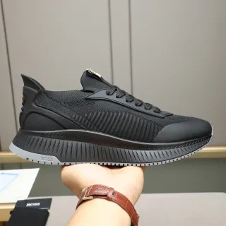 Hugo Boss Black Knit Upper Lifestyle Sneaker