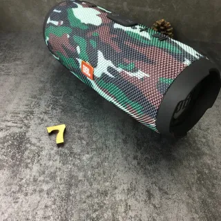 JBL Multicolor Black Camouflage-Woven Fabric Cylindrical Rugged Design Portable Speaker