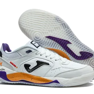Joma Pilar White Purple Orange Lifestyle Sneakers