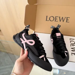 Loewe Flow Runner 2.0 Black and Pink Lifestyle Sneakers