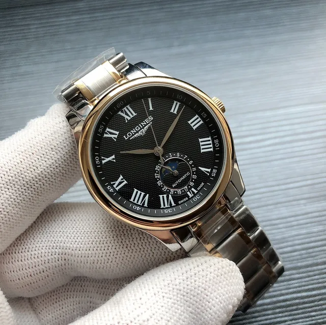 Longines Master Collection White Dial Moonphase Mechanical Watch 7