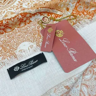 Loro Piana 派斯利印花 羊绒围巾