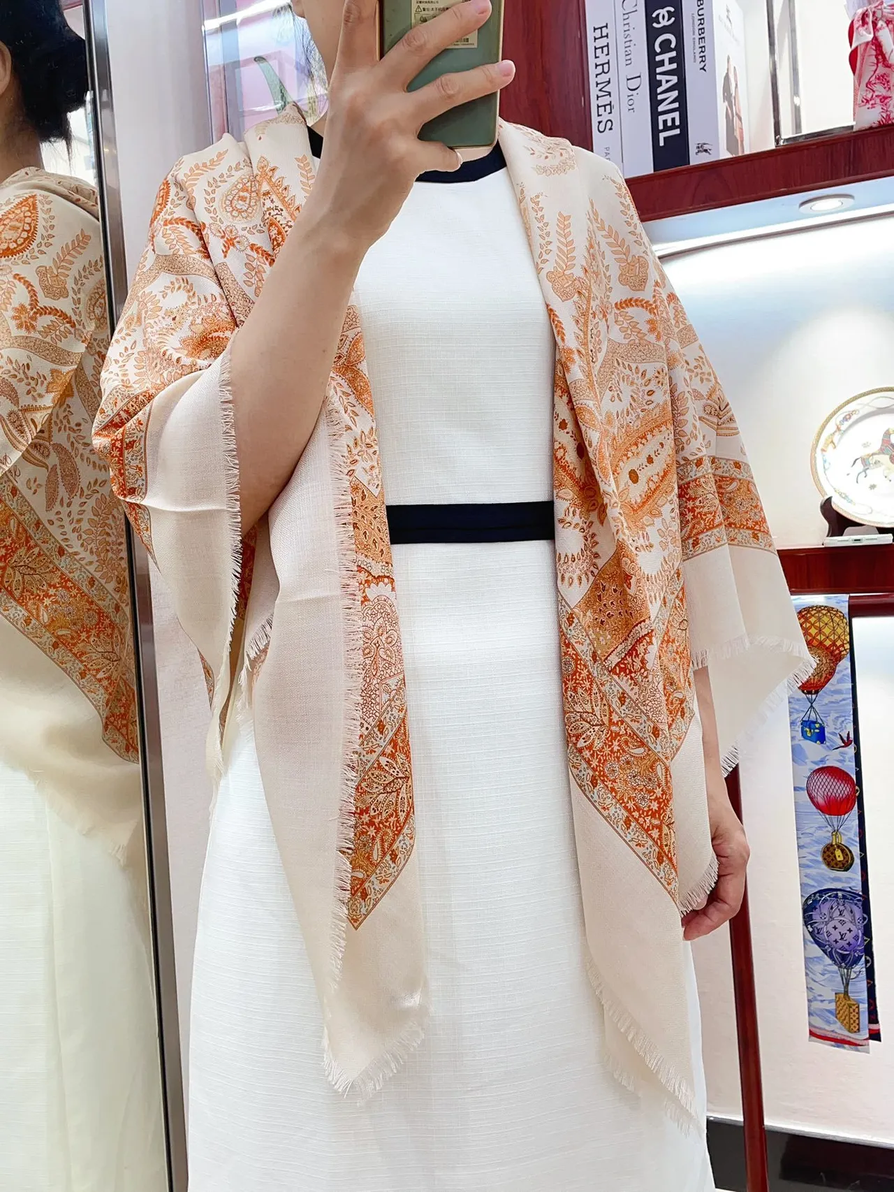 Loro Piana estampado de Paisley bufanda de Cachemira 2