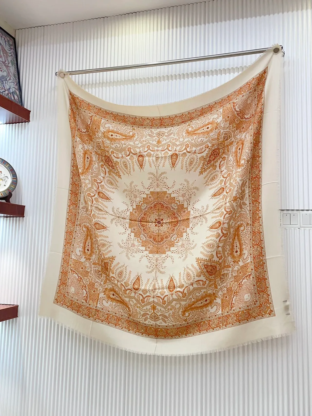Loro Piana estampado de Paisley bufanda de Cachemira 4