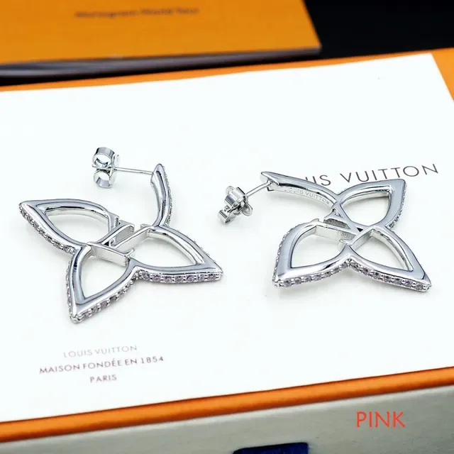 Louis Vuitton Floral Monogram Pavé Earrings 11
