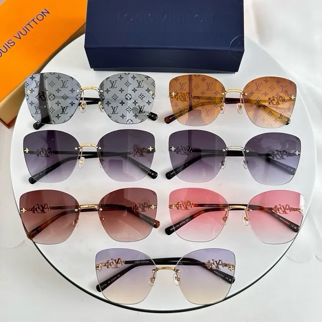 Louis Vuitton LV Gram Square Cat Eye نظارات شمسية 9