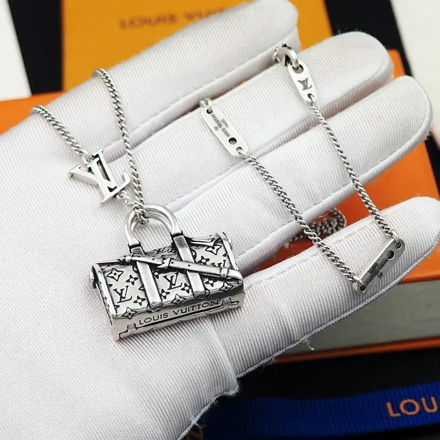 Louis Vuitton LV Icons Keepall Bag Pendant Necklace 2