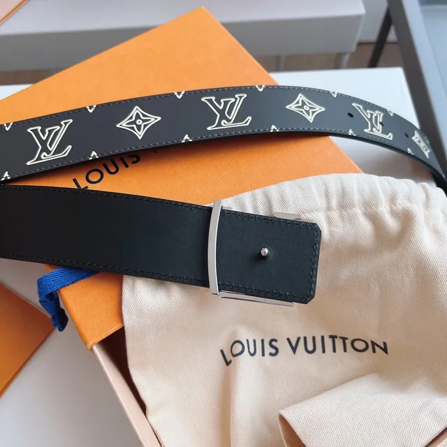 Louis Vuitton LV Initiales Monogram 皮革腰带 8