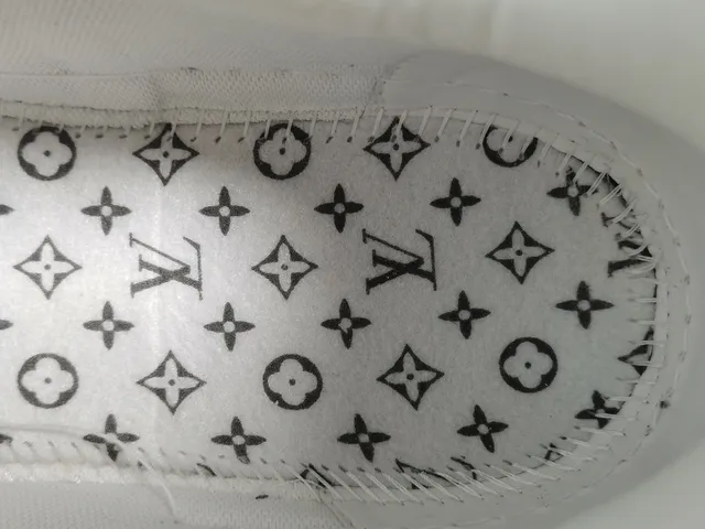Louis Vuitton LV Trainer Black White Monogrammed Textile Layered Leather And Fabric Upper Lifestyle Sneakers 2