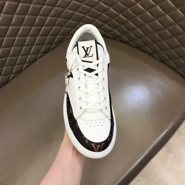 Louis Vuitton LV Trainer branco preto Low-Top Monogram Canvas Accents Lifestyle Sneakers 5