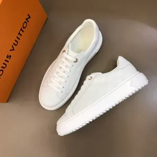 路易威登 LV Trainer 白金 印花 棋盘 平台鞋底 生活方式运动鞋
