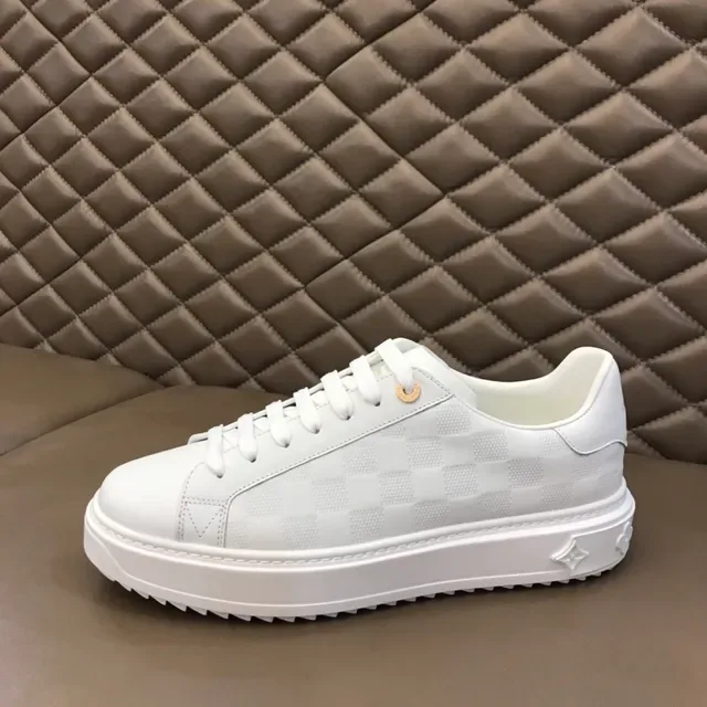 路易威登 LV Trainer 白金 印花 棋盘 平台鞋底 生活方式运动鞋 7