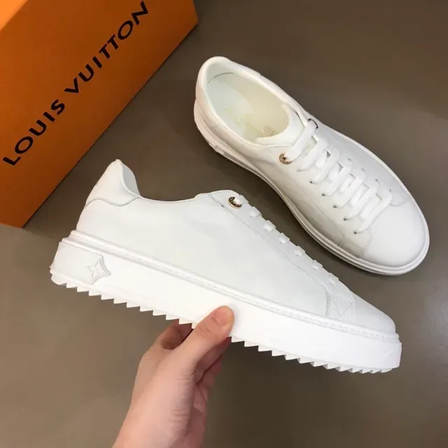 路易威登 LV Trainer 白金 印花 棋盘 平台鞋底 生活方式运动鞋 8
