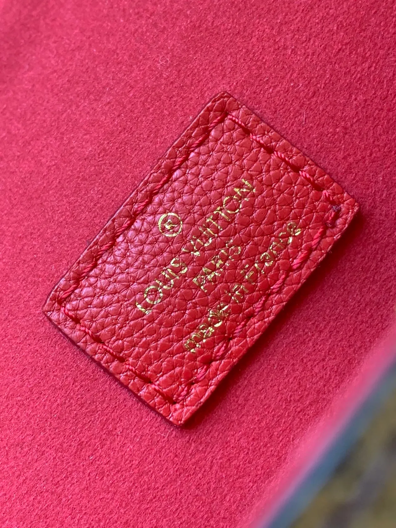 Louis Vuitton Monogram Canvas and Red Leather Chain Bag 6
