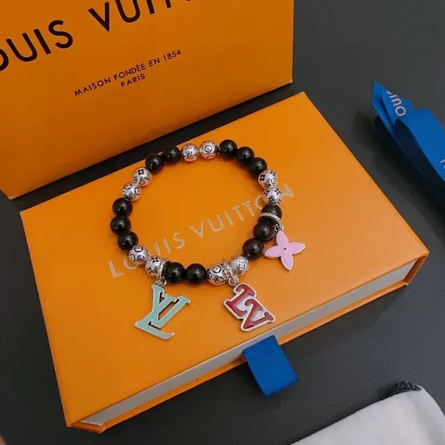 Louis Vuitton Monogram Charm Beaded Bracelet 9