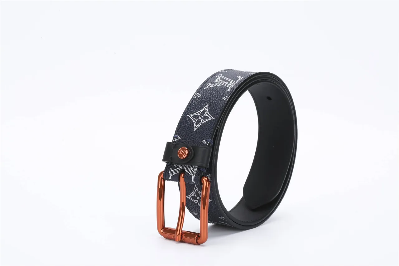 Louis Vuitton Monogram Eclipse Print Leather Belt 5