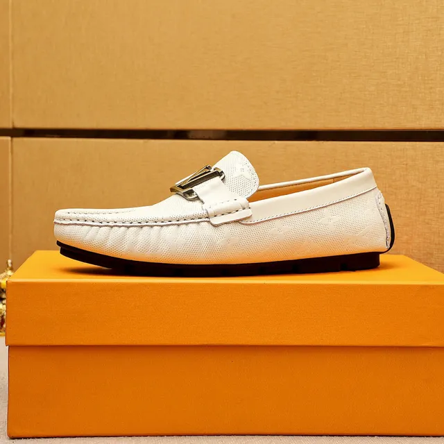 Louis Vuitton Monogram-Embossed Twist-Lock Loafer 5