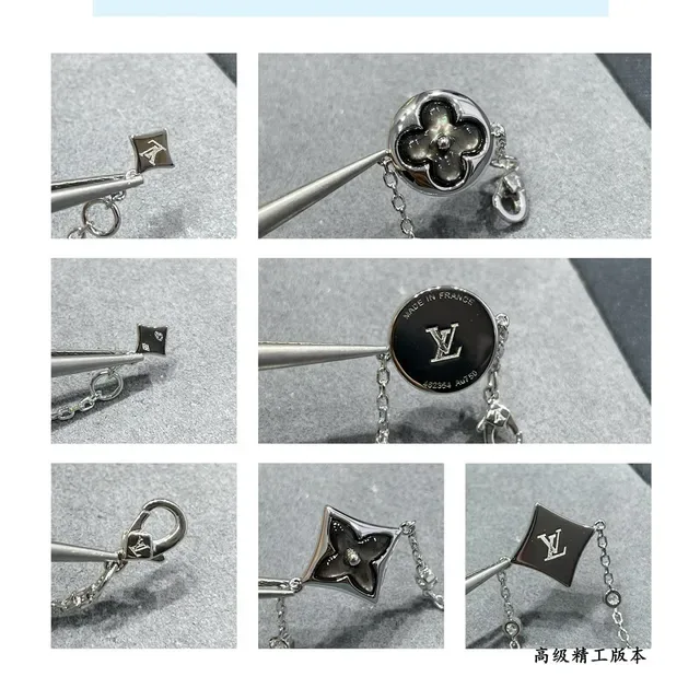 Pulsera Louis Vuitton Monogram Flower Rose Gold-Tone Madreperla 3