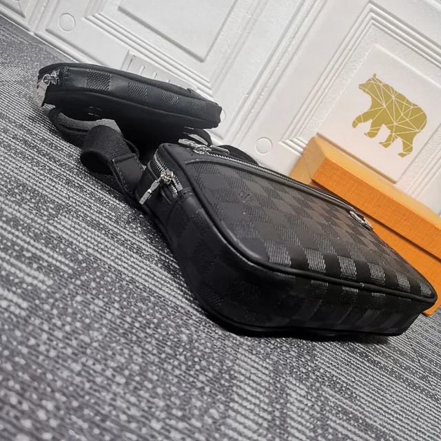 Louis Vuitton Multi Pochette Accessoires Damier Graphite 时尚腰带包 6