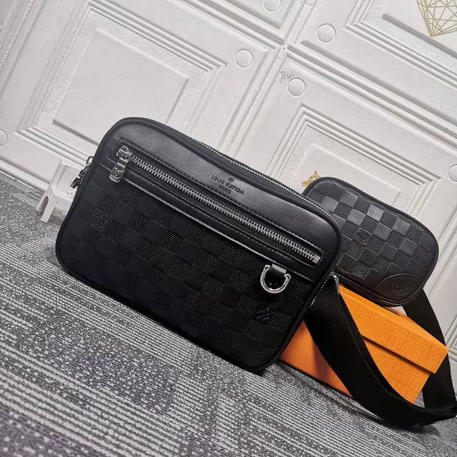 Louis Vuitton Multi Pochette Accessoires Damier Graphite 时尚腰带包 9