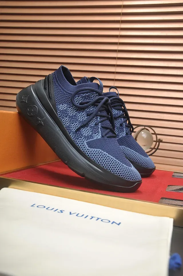 Louis Vuitton 海军蓝 针织鞋面 集成系带 生活方式运动鞋 4