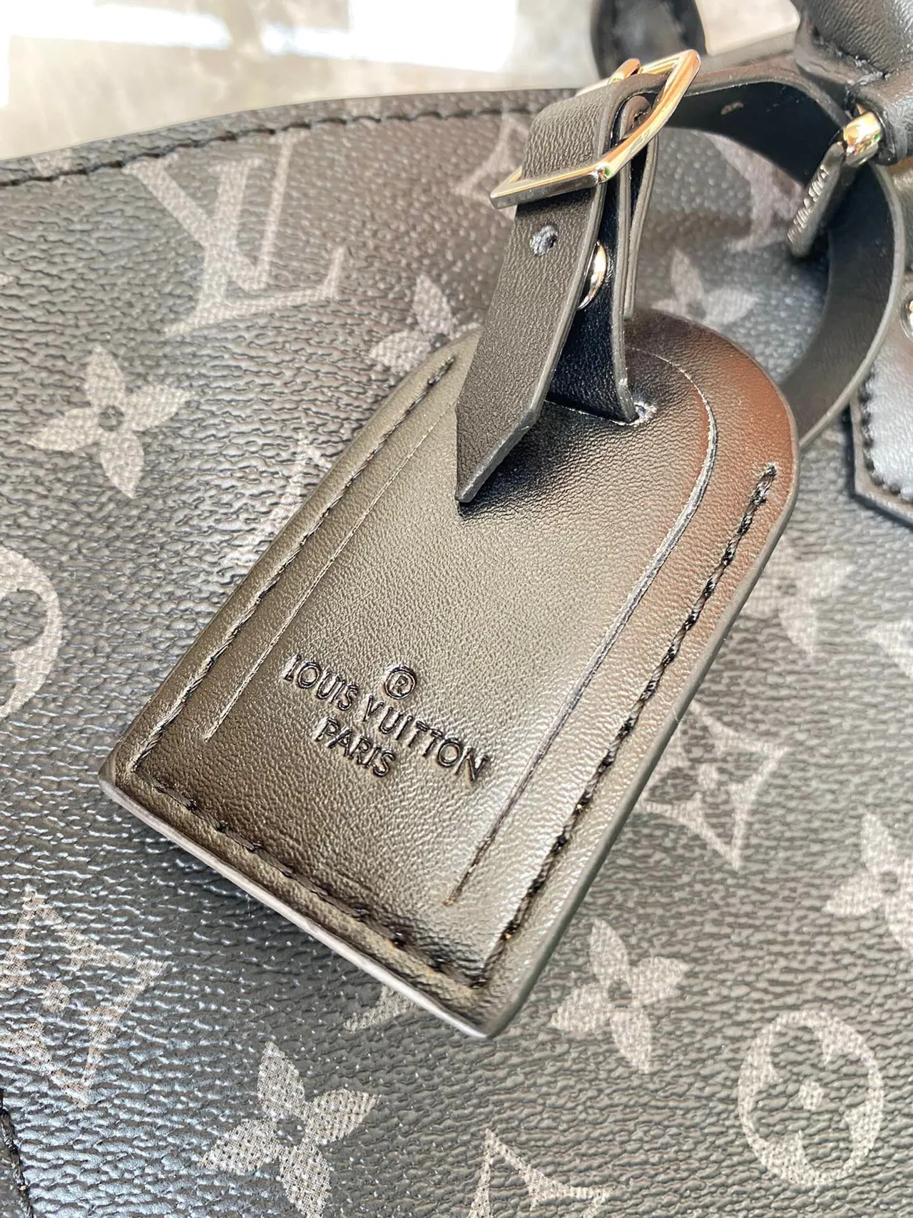 Louis Vuitton Neverfull Monogram Gray Tote Bag 6