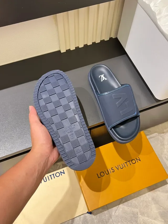 Louis Vuitton Slide Monogram Strap Slippers 5