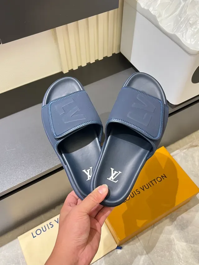 Louis Vuitton Slide Monogram Strap Slippers 10