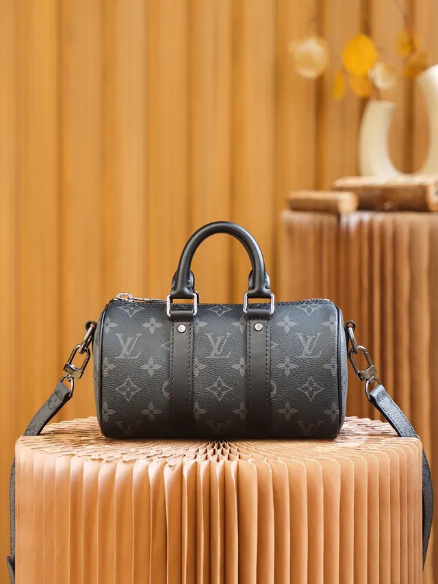 Louis Vuitton Speedy Boston noir gris Monogram Canvas Boston Bag 6