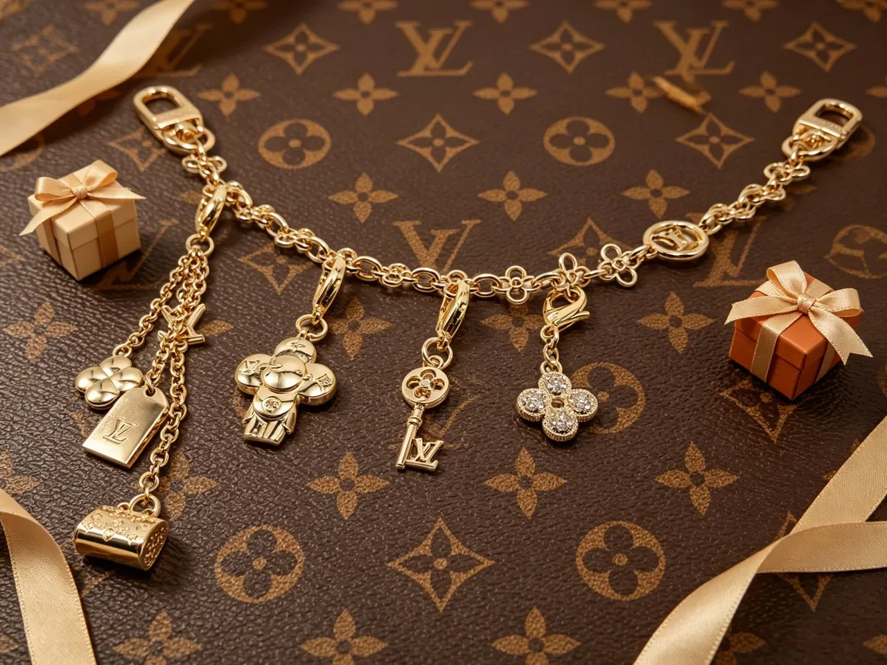 Louis Vuitton Speedy Marrom Beige Monogram Canvas Borda de Couro Boston Bag 9