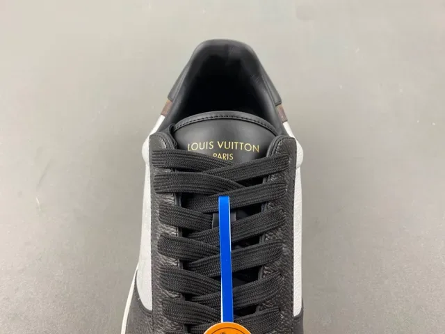 Louis Vuitton White Black Monogram Canvas Leather Overlays Lifestyle Sneakers 6