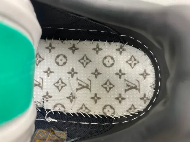 Louis Vuitton White Black Monogram Canvas Leather Overlays Lifestyle Sneakers 8