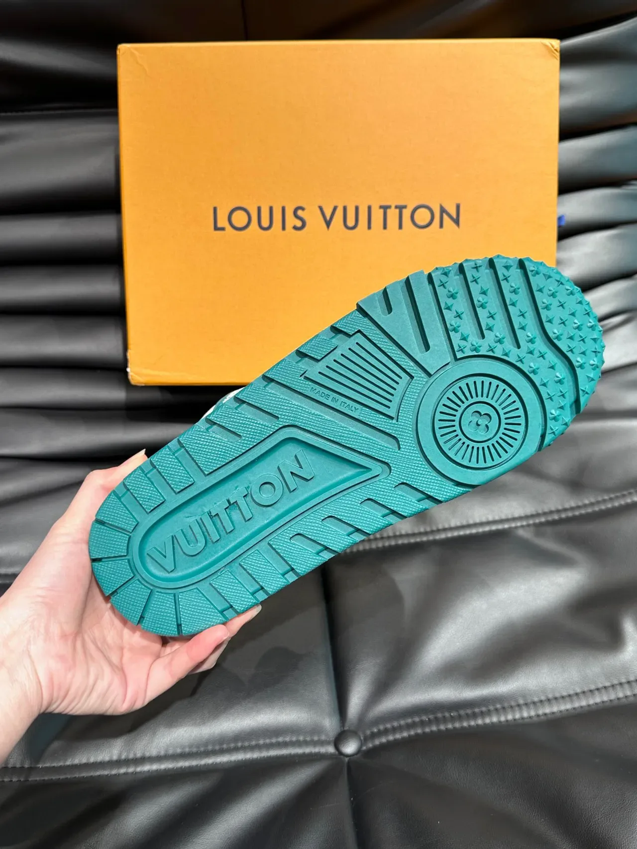Louis Vuitton White Blue Chunky Sole Layered Strap Detail Lifestyle Sneakers 9