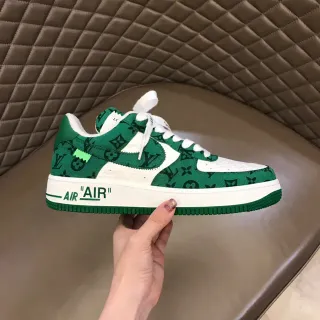Louis Vuitton x Nike Air Force 1 Monograma Verde Lifestyle Sneakers