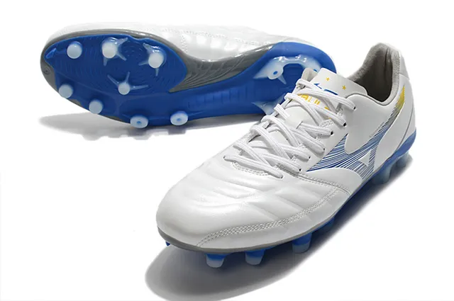 Mizuno Morelia Yellow Black নিম্ন-কাট সিন্থেটিক চামড়া উপর ফার্ম-গ্রাউন্ড সকার জুতা 8