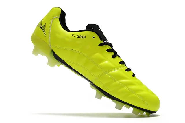 Mizuno Morelia Yellow Black নিম্ন-কাট সিন্থেটিক চামড়া উপর ফার্ম-গ্রাউন্ড সকার জুতা 11