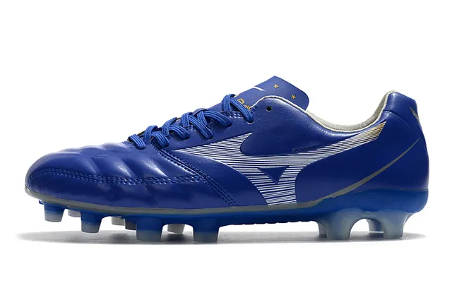 Mizuno Morelia Yellow Black নিম্ন-কাট সিন্থেটিক চামড়া উপর ফার্ম-গ্রাউন্ড সকার জুতা 19