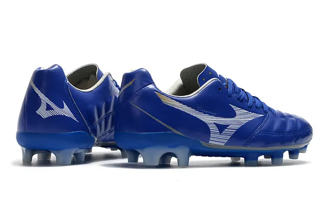 Mizuno Morelia Yellow Black নিম্ন-কাট সিন্থেটিক চামড়া উপর ফার্ম-গ্রাউন্ড সকার জুতা 21