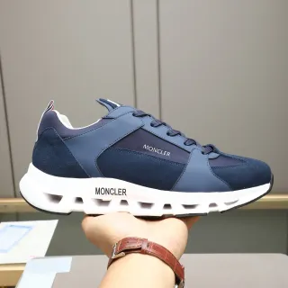 Moncler Navy Blue and White Lifestyle Sneaker