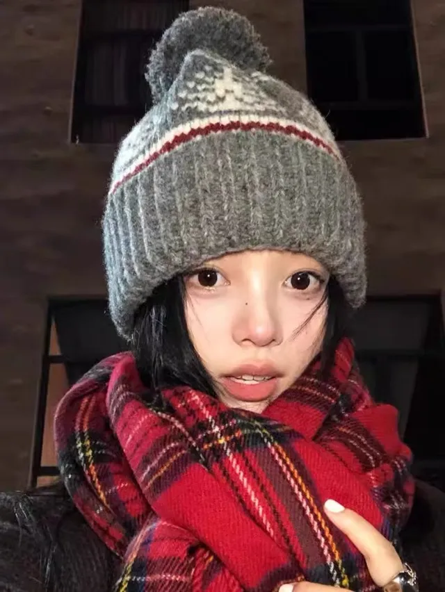 Moncler Tricoté côtelé Gris Heather Beanie 2