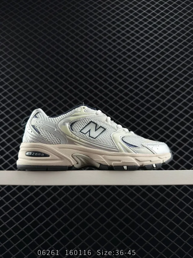 New Balance 530 বেইজ এবং হালকা সবুজ মোটা সোলের স্নিকার 7