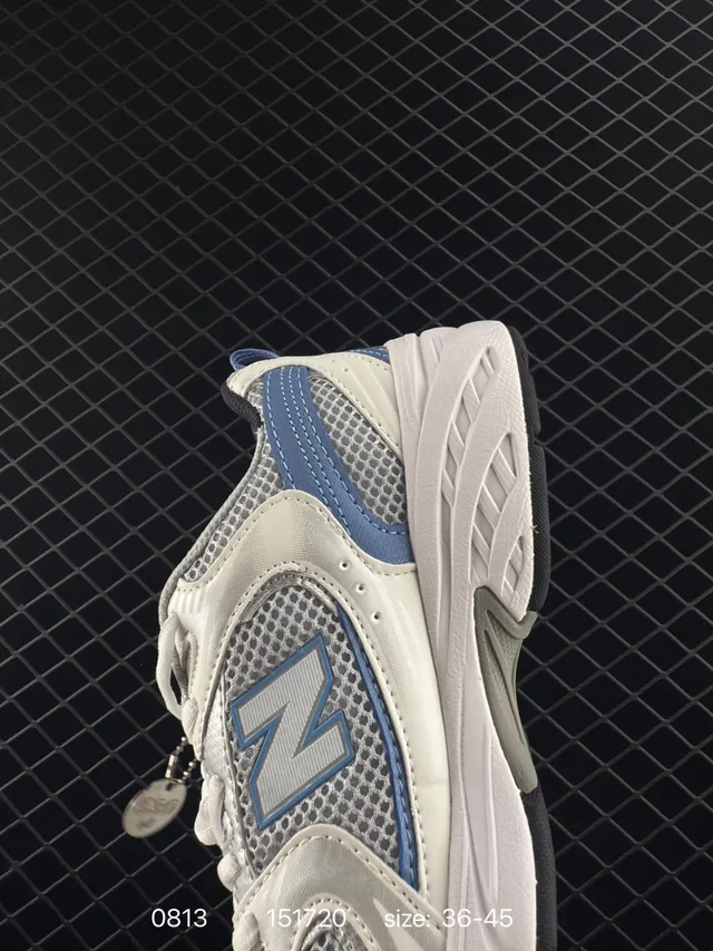 New Balance 530 White and Blue Chunky Sneakers 8