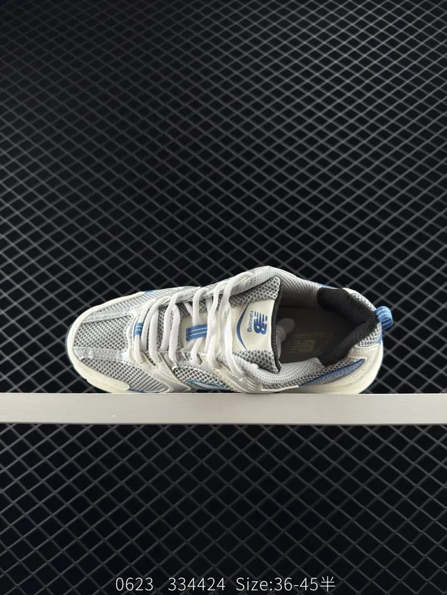 New Balance 530 White Blue Layered Mesh Chunky Sneakers 4
