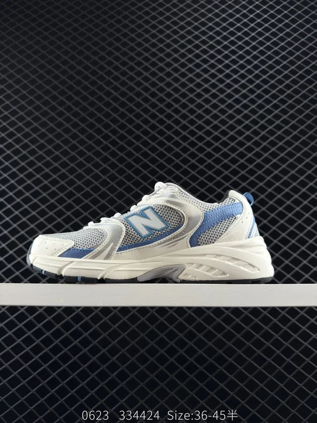 New Balance 530 White Blue Layered Mesh Chunky Sneakers 5