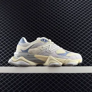 New Balance 9060 Beige et Bleu Clair Sneakers Chunky