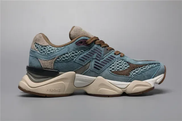 New Balance 9060 Dusty Blue Brown Lifestyle Sneakers 8