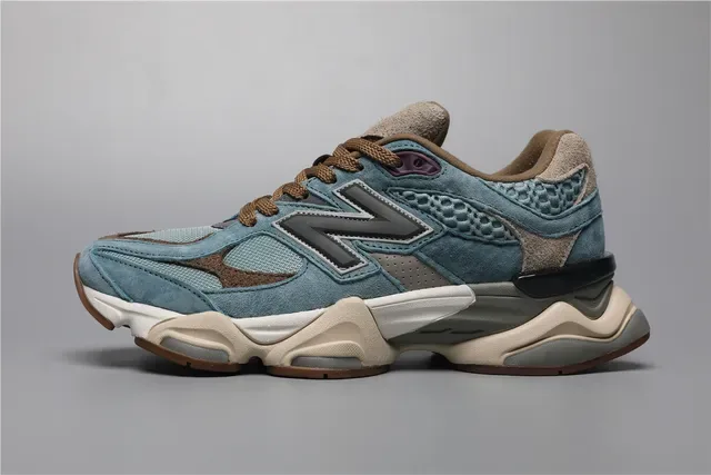 New Balance 9060 Dusty Blue Brown Lifestyle Sneakers 9
