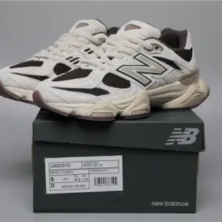 New Balance 9060 Off-White and Brown জীবনধারা স্পোর্টস জুতা