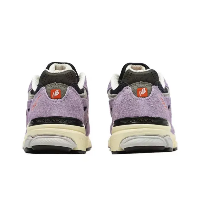 New Balance 990 Tênis lifestyle de camurça e malha lavanda 3