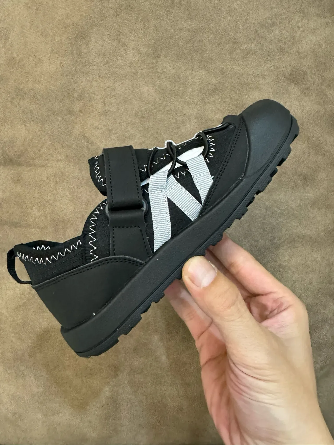 New Balance Beige Yellow Padded Collar Rugged Multi-Directional Tread Sole Lifestyle Sneakers 8